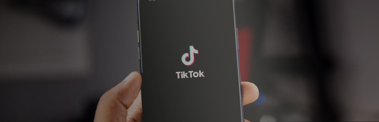 Image of a device using TikTok